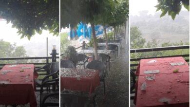 Photo of Невреме проследено со град го зафати Охрид попладнево