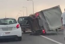 Photo of (ВИДЕО) Силен ветер преврте приколка во Србија