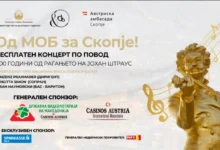 Photo of Гала концерт „Од #MOБ за Скопје“ на платото пред Националната опера и балет
