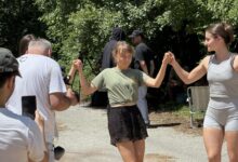 Photo of ВИДЕО+ФОТО: Грета Тунберг на блокадата на Кожуф, заигра и оро со нашите активисти