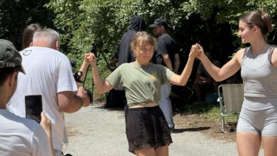 Photo of ВИДЕО+ФОТО: Грета Тунберг на блокадата на Кожуф, заигра и оро со нашите активисти