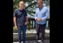Photo of Лидерот на СНС во Охрид се сретнал со Мицкоски. За средбата објави гостинот од Белград