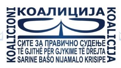Photo of Судскиот совет и денеска покажа дека му недостига волја за исполнување на препораките на ЕУ, реагираат од Коалицијата „Сите за правично судење“