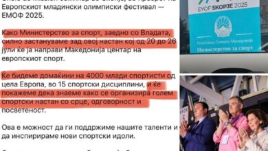 Photo of Арсовска до Ристовски: Сакавте со МОК да сте организациски одбор, нас не исклучивте целосно
