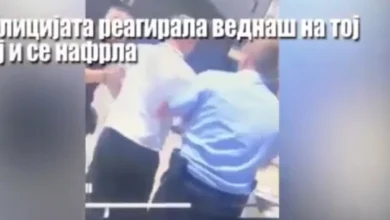 Photo of Објавена снимка од надзорна камера, Арсовска прва нападнала, а полицијата веднаш реагирала ?!