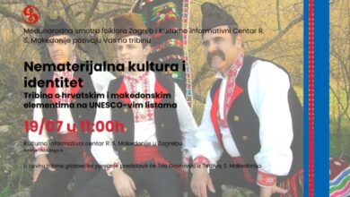 Photo of „Гласоечкото пеење Долни Полог” и орото „Копачка“ од Делчево, впишани како културни добра на УНЕСКО, ќе се претстават во Хрватска