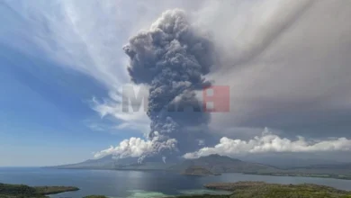 Photo of Индонезискиот вулкан Левотоби Лаки-Лаки исфрли пепел на висина од 18 км утрово