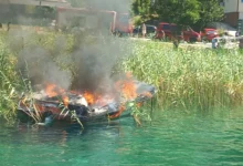 Photo of Пожар во укотвен глисер во Охридското Езеро, нема повредени