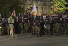 Photo of Полицијата во Белград употреби солзавец за да растера демонстранти