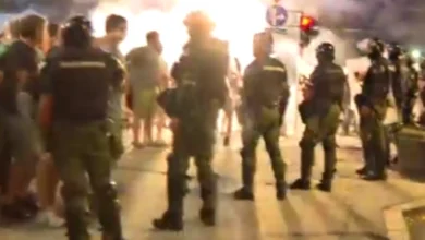 Photo of Видео: Полицијата во Белград употреби солзавец за да растера демонстранти