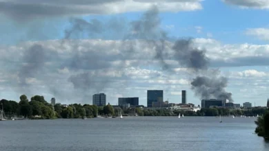 Photo of Пожар избувна во пристаништето во Хамбург, затворен е голем автопат