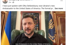 Photo of Зеленски ја именуваше Олга Стефанишина за амбасадорка на Украина во САД