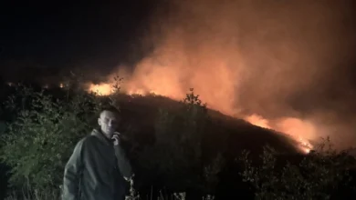 Photo of ЦУК: Пожарот кај село Церово се шири кон Карпалак и скопскиот регион, нема загрозени населени места и објекти