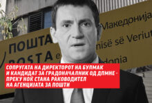 Photo of Левица:  Сопругата на директорот на Булмак и кандидат за градоначалник од ДПМНЕ – преку ноќ стана раководител на Агенцијата за пошти