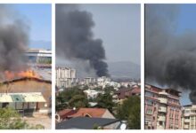 Photo of (ВИДЕО) Избувна голем пожар во објект во Карпош 4