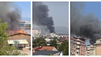 Photo of (ВИДЕО) Избувна голем пожар во објект во Карпош 4