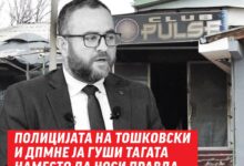 Photo of ЛЕВИЦА: Полицијата на Тошковски и ДПМНЕ ја гуши тагата наместо да носи правда