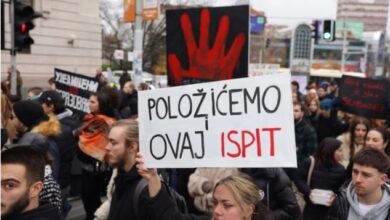 Photo of Српските студенти му одговорија Вучиќ: Распишете избори, па ќе дебатираме