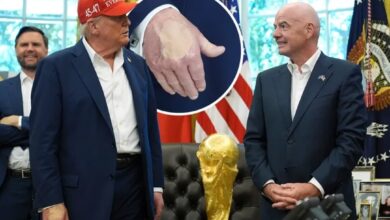 Photo of Што се случува со американскиот претседател? Трамп ги крие модринките и отокот на рацете со дебел слој шминка, објави 4NEWS.mk
