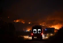 Photo of Голем пожар на југот на Албанија, евакуирани села