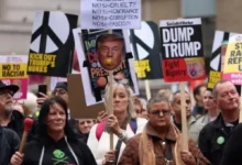 Photo of Протести во Виндзор и центарот на Лондон против посетата на Трамп