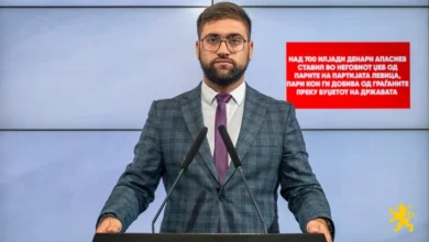 Photo of Манасиевски: Над 700 илјади денари Апасиев ставил во неговиот џеб од парите на партијата Левица, пари кои ги добива од граѓаните преку Буџетот на државата