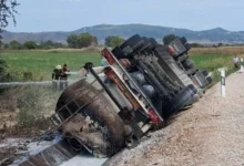 Photo of Полесно повреден возачот на цистерната што се запали на патот Гевгелија – Богданци, се отстранува истеченото гориво