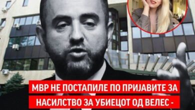 Photo of Левица: МВР НЕ ПОСТАПИЛЕ ПО ПРИЈАВИТЕ ЗА НАСИЛСТВО ЗА УБИЕЦОТ ОД ВЕЛЕС- ТОШКОВСКИ ПОВТОРНО ИЗЛАЖА
