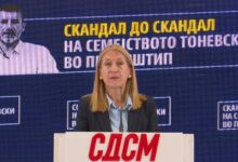 Photo of (ВИДЕО) Ристовска: Нема крај аздисаноста на фамилија Тоневски и ДПМНЕ во Пробиштип, скандал до скандал