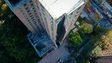 Photo of Се урна дел од облакодер во Њујорк, сомневањата се дека причина е експлозија од гас