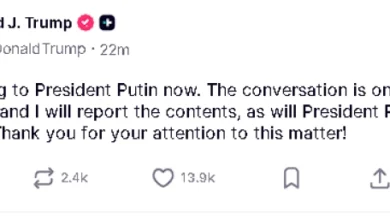 Photo of Трамп: Во моментов разговарам со Путин