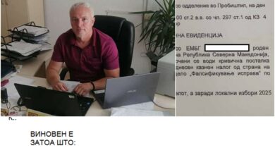 Photo of Има кривична за фалсификат ТОЕФЕЛ, пијан направил сообраќајка во која починало едно лице – Ова е вмровскиот кандидат за градоначалник на Чешиново-Облешево