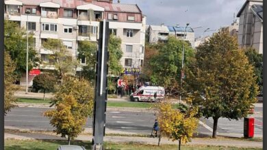 Photo of ФОТО: Семафор падна врз жена во Ново Лисиче – итно е пренесена во болница