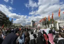 Photo of Марш за Палестина во Скопје: „Нема да молчиме пред геноцидот“