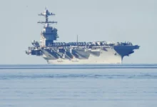 Photo of Најголемиот воен брод во светот пристигна во Сплит