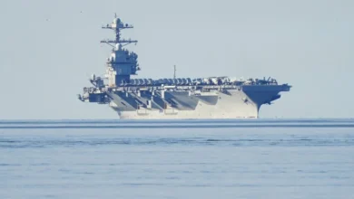 Photo of Најголемиот воен брод во светот пристигна во Сплит