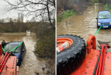 Photo of Спасени заглавени лица поради излевање на реката Пчиња, успешна спасувачка акција
