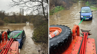 Photo of Спасени заглавени лица поради излевање на реката Пчиња, успешна спасувачка акција