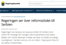 Photo of Шведска ја суспендира дел од помошта за Србија поради корупција