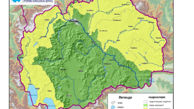 Photo of Хидролошка слика за 29 ноември: Источна Македонија во „жолто“, западот и Пелагонија безбедни од излевања