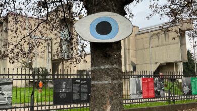 Photo of ГАЛЕРИЈА: Нова герила акција на „Кој е Следен?” пред денешното судење за пожарот во Пулс: Ве гледаме