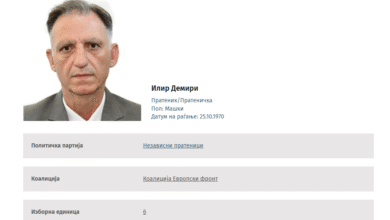 Photo of Илир Демири го напушта „Европскиот фронт“, ќе делува како независен пратеник