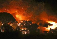 Photo of Пожар во густо населена област во Јапонија: Едно загинато лице, уништени над 170 домови