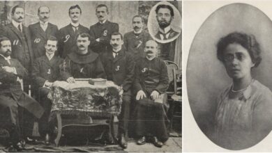 Photo of Парашкеви Киријази, единствената жена на конгресот за Албанската азбука, којашто нема да ја најдете на официјалните фотографии