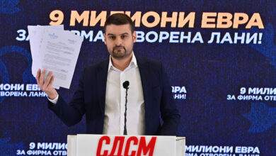Photo of (ВИДЕО) Димитријевиќ: 9 милиони евра тендери за фирма со двајца вработени, отворена пред една година, крадењето мора да запре!