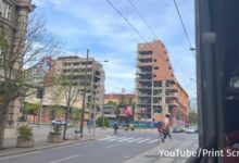 Photo of Студентите во Белград како жив штит ја бранат зградата на Генералштабот, не дозволуваат изградба на хотелот „Трамп“