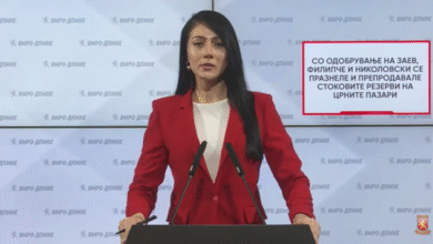 Photo of Андоновска: Стоковите резерви се празнеле и препродавале на црн пазар со одобрување од Заев, Филипче и Николовски