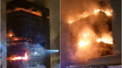 Photo of Цела ноќ гори зградата на „Вјесник“ во Загреб (видео)