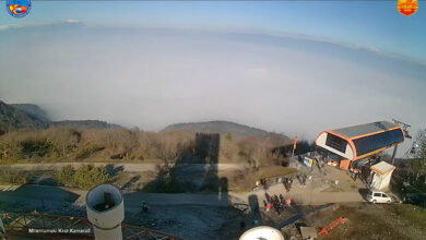 Photo of (Видео) Бегство од смогот: Скопјани масовно на Водно – долу „отров“ и сивило, горе сонце и чист воздух