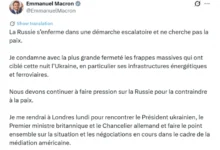 Photo of Макрон: Русија само ескалира и не сака мир